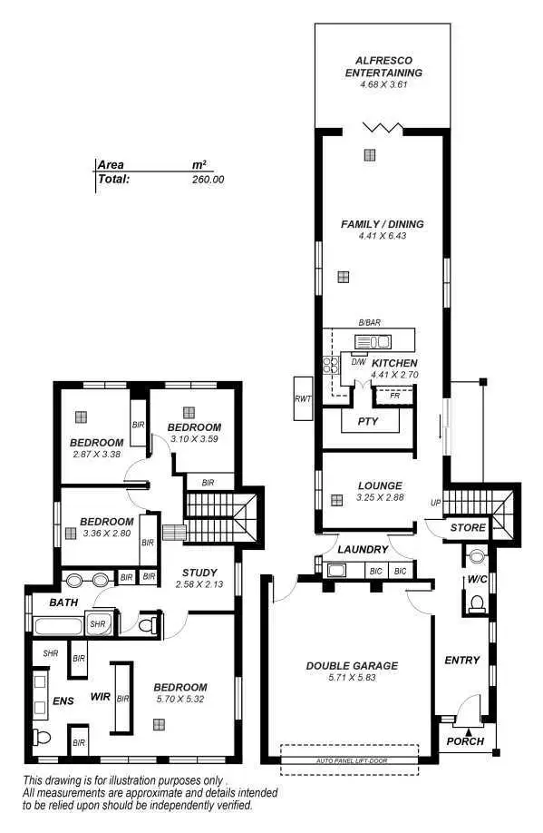 Floorplan of Homely house listing, 22A Renown Avenue, Tranmere SA 5073