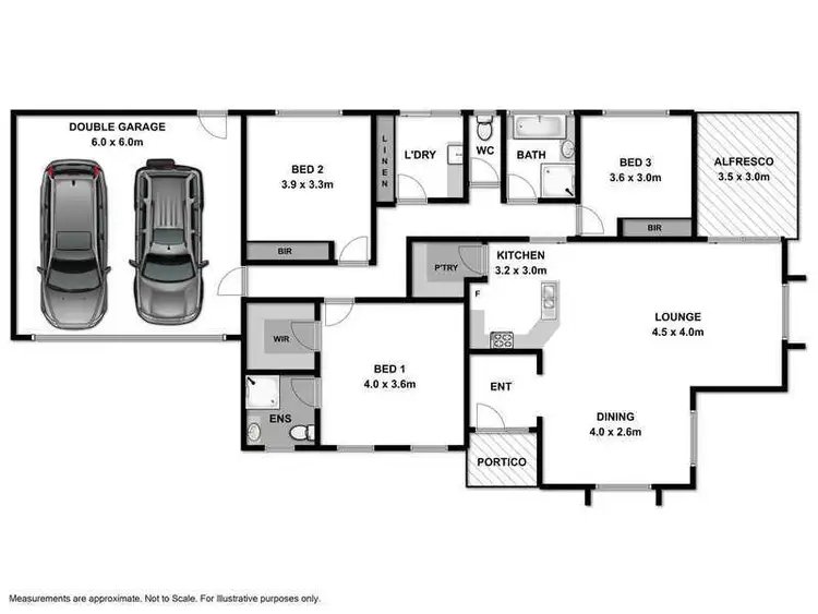 Floorplan of Homely townhouse listing, 4/21 Peards Drive, East Albury NSW 2640