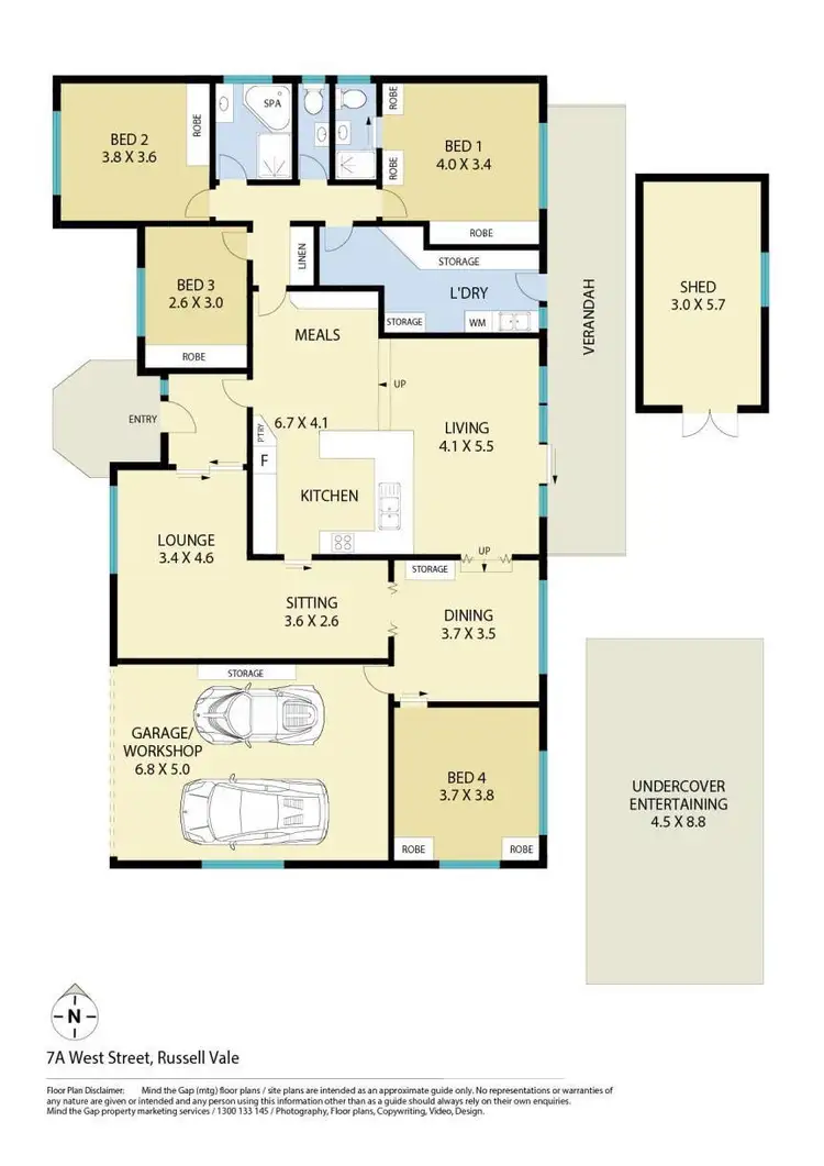 Floorplan of Homely house listing, 7a West Street, Russell Vale NSW 2517