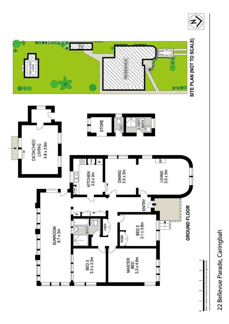Floorplan of Homely house listing, 22 Bellevue Parade, Caringbah NSW 2229