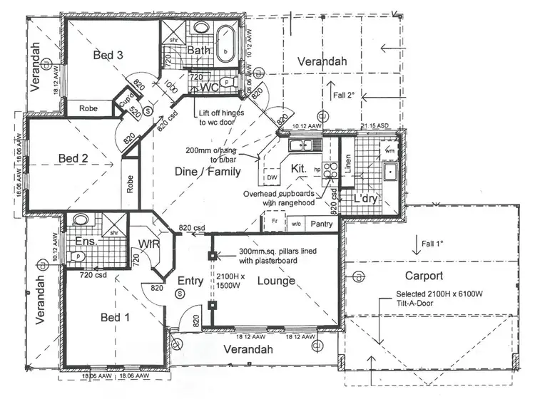 Floorplan of Homely townhouse listing, 13/1 Betty Krake Drive, Red Cliffs VIC 3496