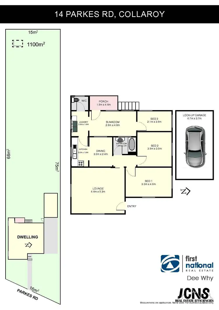 Floorplan of Homely house listing, 14 Parkes Road, Collaroy NSW 2097