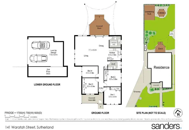 Floorplan of Homely house listing, 141 Waratah Street, Sutherland NSW 2232