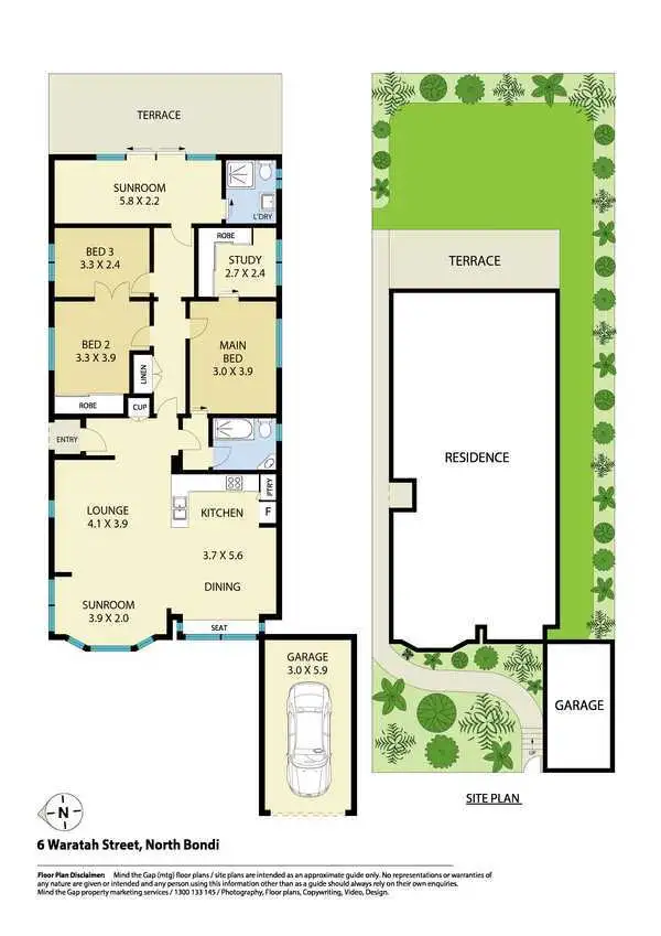 Floorplan of Homely house listing, 6 Waratah Street, North Bondi NSW 2026