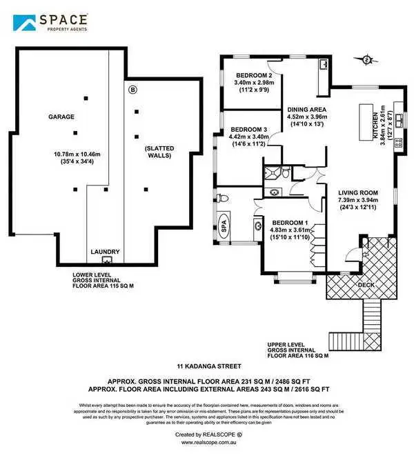 Floorplan of Homely house listing, 11 Kadanga Street, Ashgrove QLD 4060