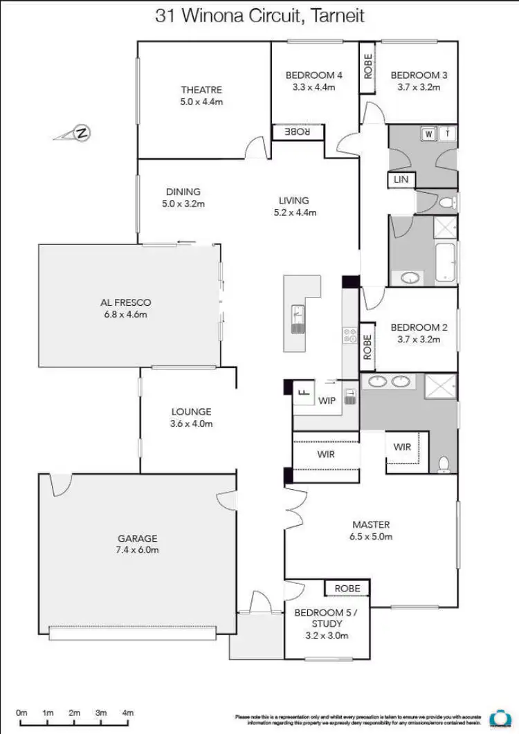 Floorplan of Homely house listing, 31 Winona Circuit, Tarneit VIC 3029