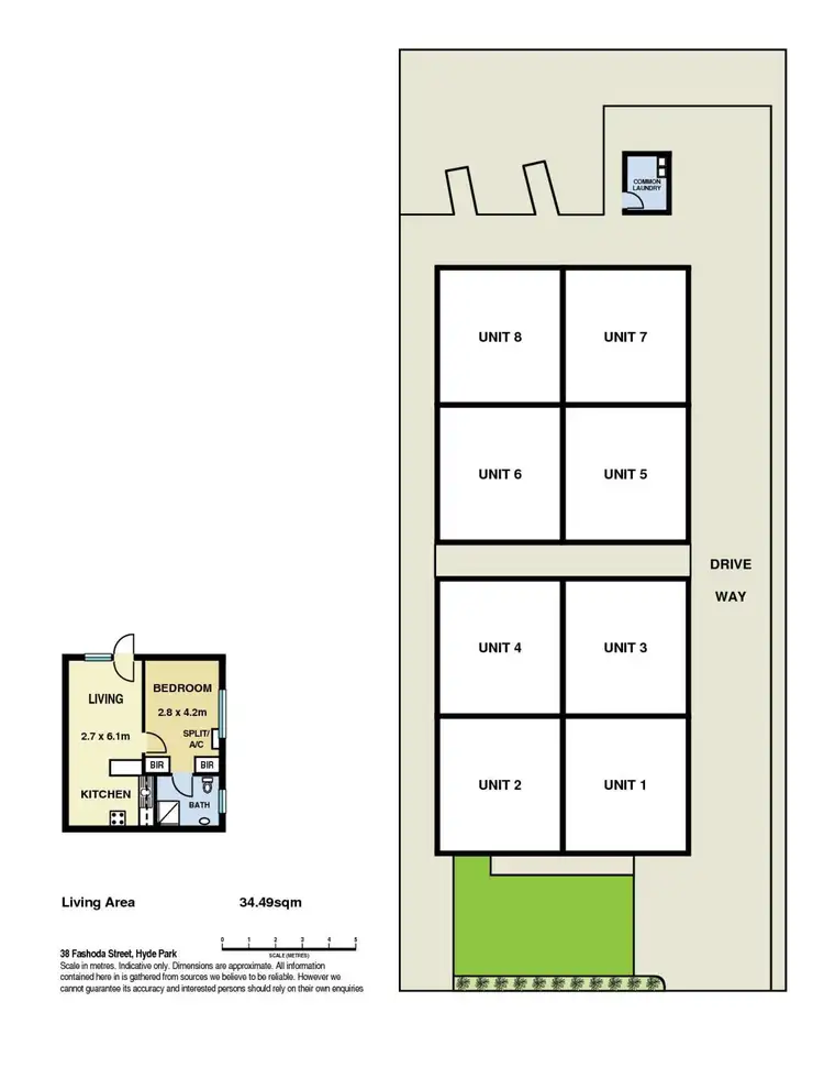 Floorplan of Homely block of units listing, 38 Fashoda Street, Hyde Park SA 5061