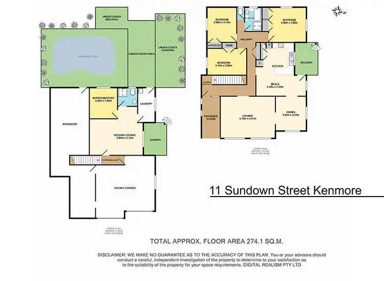 Floorplan of Homely house listing, 11 Sundown Street, Kenmore QLD 4069