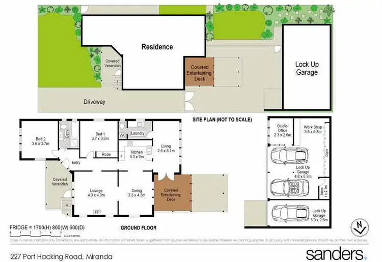 Floorplan of Homely house listing, 227 Port Hacking Road, Miranda NSW 2228
