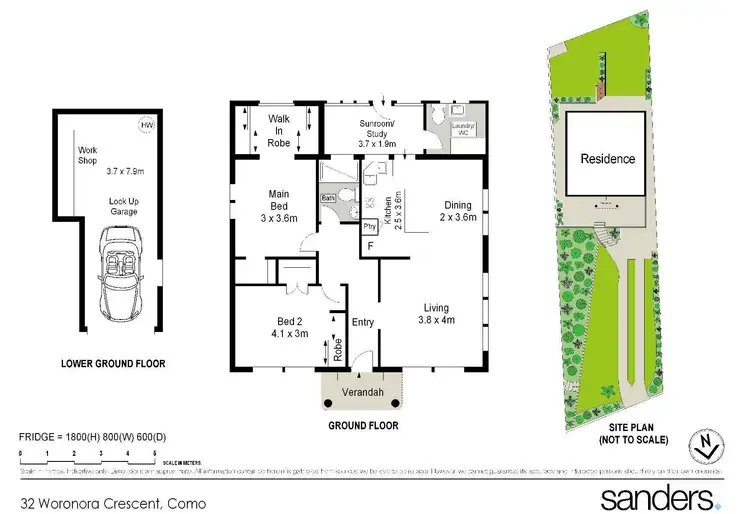 Floorplan of Homely house listing, 32 Woronora Crescent, Como NSW 2226