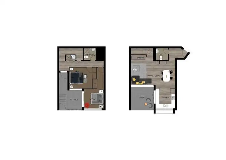 Floorplan of Homely townhouse listing, 8/60-68 Hutchinson Street, St Peters NSW 2044