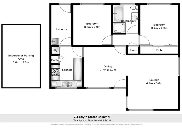 Floorplan of Homely villa listing, 7/4 Edyth Street, Bellambi NSW 2518
