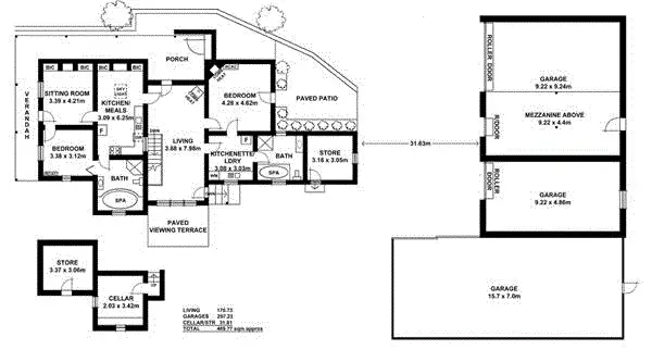Floorplan of Homely rural property listing, 82 Burdetts Road, Basket Range SA 5138