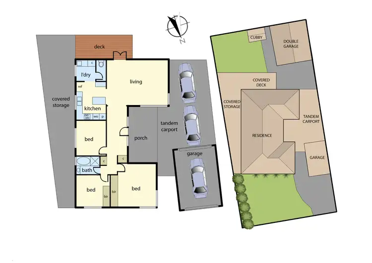 Floorplan of Homely house listing, 60 First Avenue, Dandenong North VIC 3175