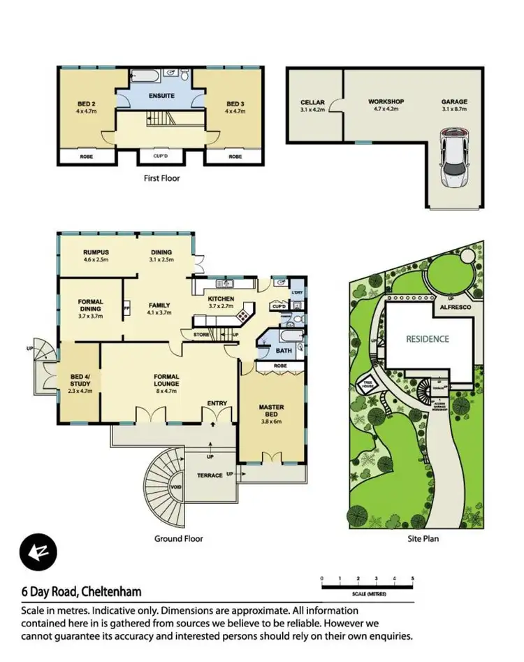 Floorplan of Homely house listing, 6 Day Road, Cheltenham NSW 2119
