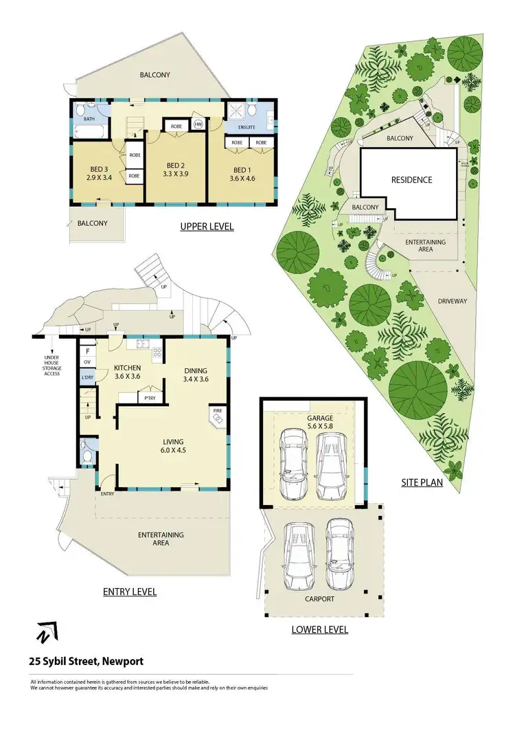 Floorplan of Homely house listing, 25 Sybil Street, Newport NSW 2106
