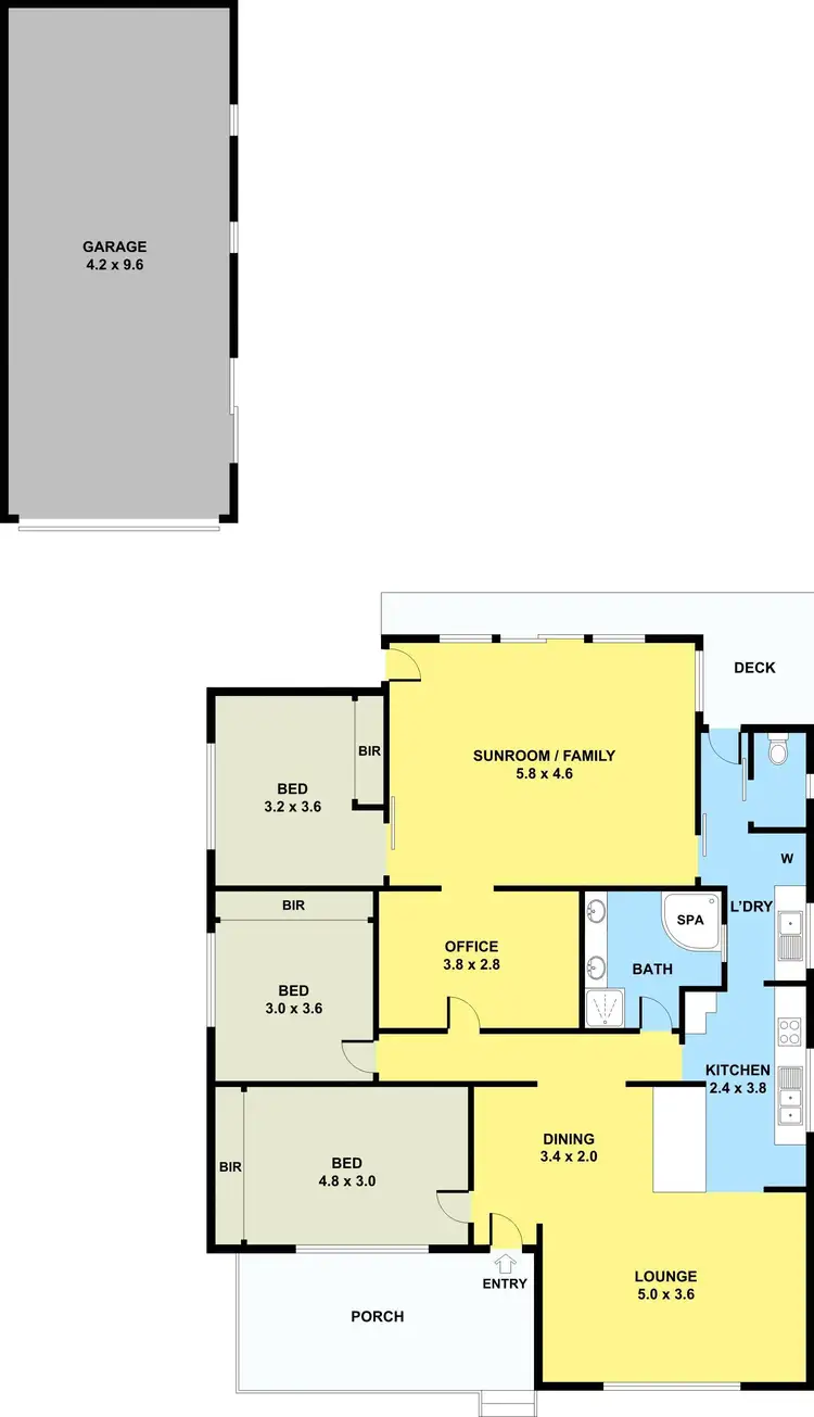 Floorplan of Homely house listing, 48 Everard Street, Glenroy VIC 3046