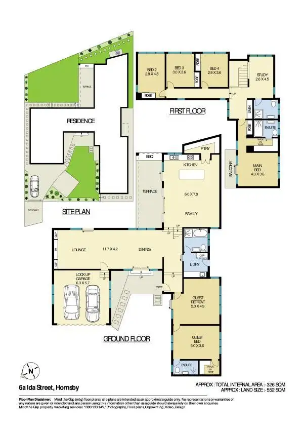 Floorplan of Homely house listing, 6a Ida Street, Hornsby NSW 2077