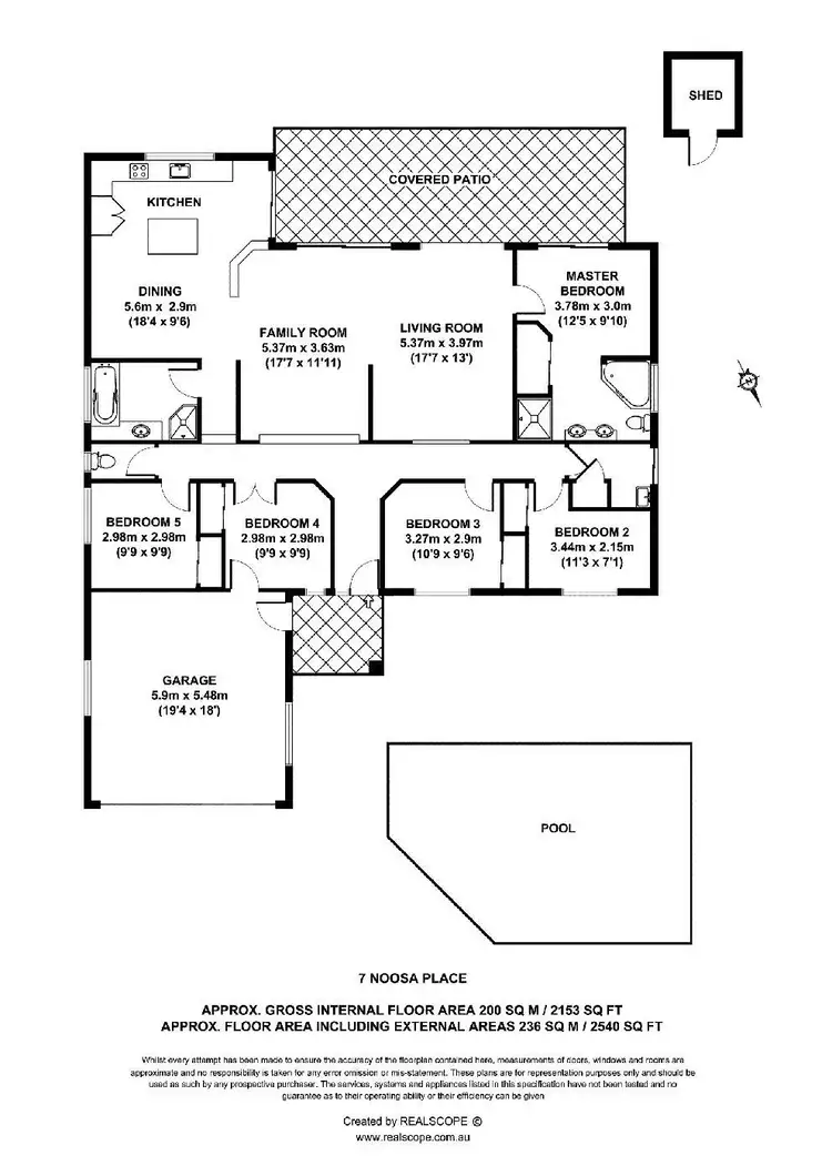 Floorplan of Homely house listing, 7 Noosa Place, Carindale QLD 4152