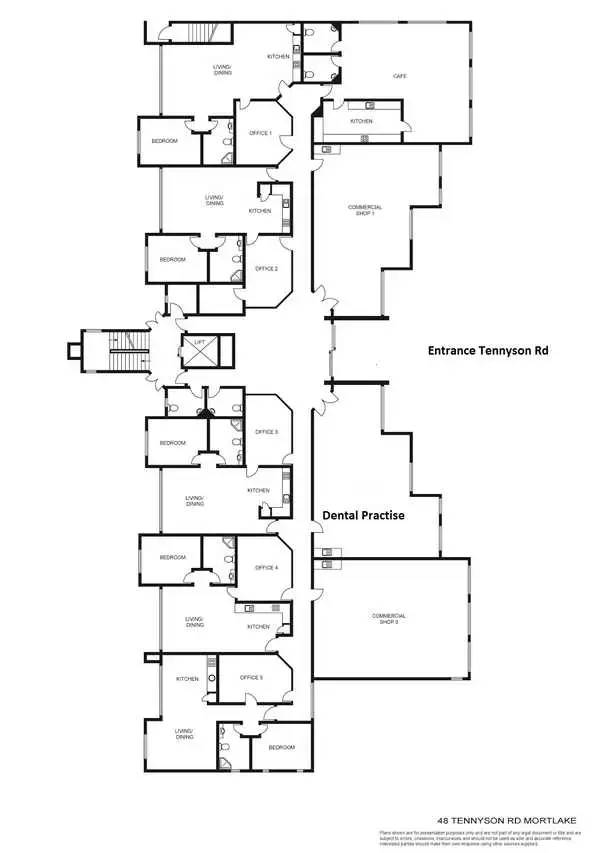 Floorplan of Homely studio listing, shop 3 /46 Tennyson Road, Mortlake NSW 2137
