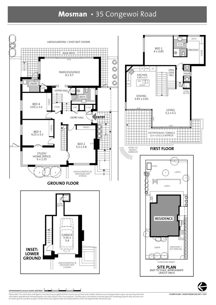 Floorplan of Homely house listing, 35 Congewoi Road, Mosman NSW 2088