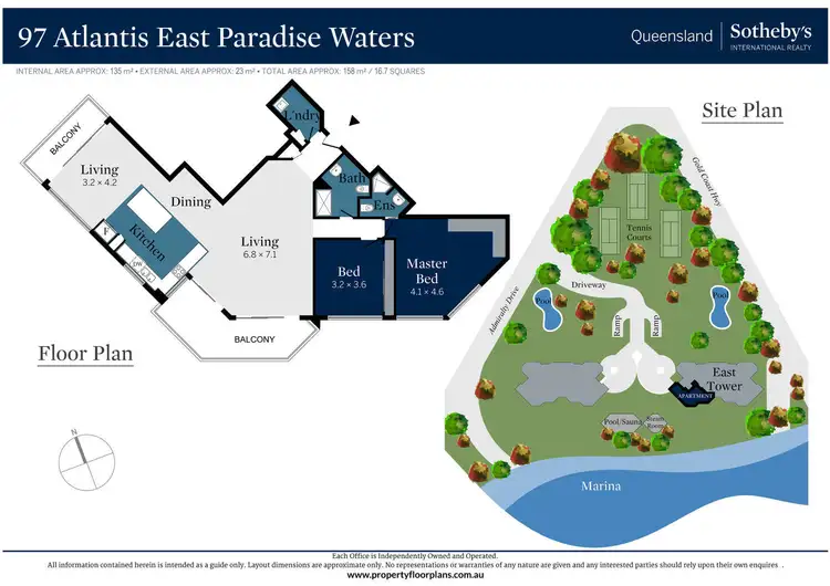 Floorplan of Homely apartment listing, 97/2 Admiralty Drive, Paradise Waters QLD 4217