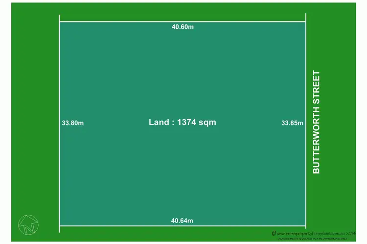 Floorplan of Homely land listing, 10 Butterworth Street, Castlemaine VIC 3450