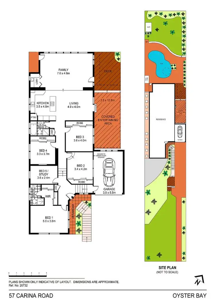 Floorplan of Homely house listing, 57 Carina Road, Oyster Bay NSW 2225