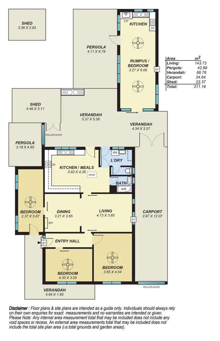Floorplan of Homely house listing, 1 Hughes Avenue, Kensington SA 5068