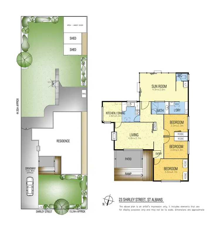 Floorplan of Homely house listing, 23 Shirley Street, St Albans VIC 3021