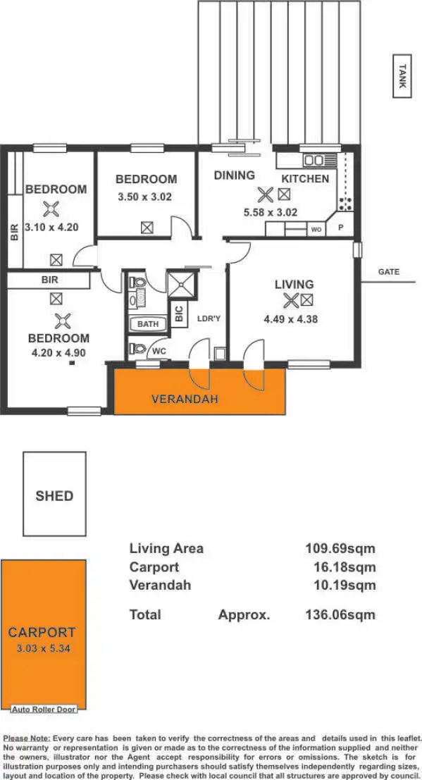 Floorplan of Homely house listing, 2 Dotterel Drive, Semaphore Park SA 5019
