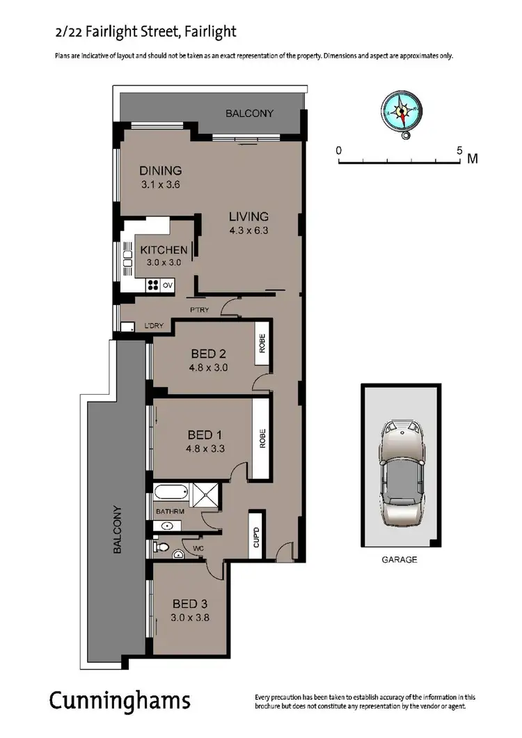 Floorplan of Homely unit listing, 2/22 Fairlight Street, Manly NSW 2095