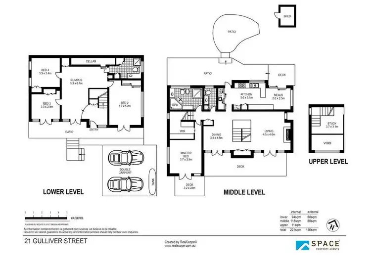 Floorplan of Homely house listing, 21 Gulliver Street, Paddington QLD 4064