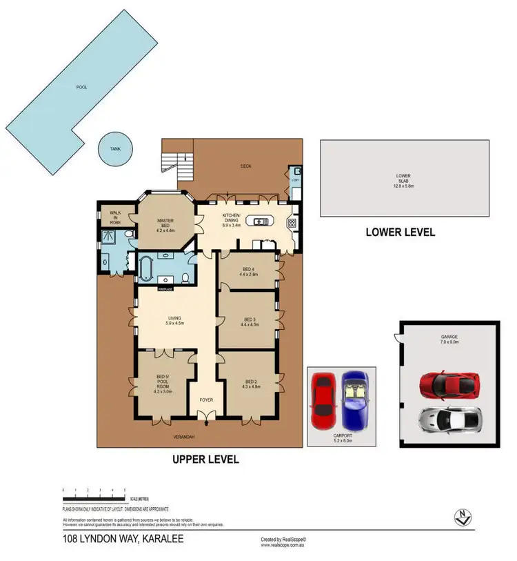 Floorplan of Homely house listing, 108 Lyndon Way, Karalee QLD 4306