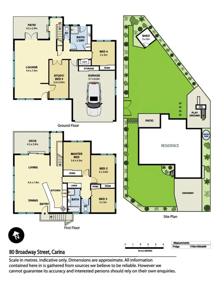 Floorplan of Homely house listing, 80 Broadway Street, Carina QLD 4152