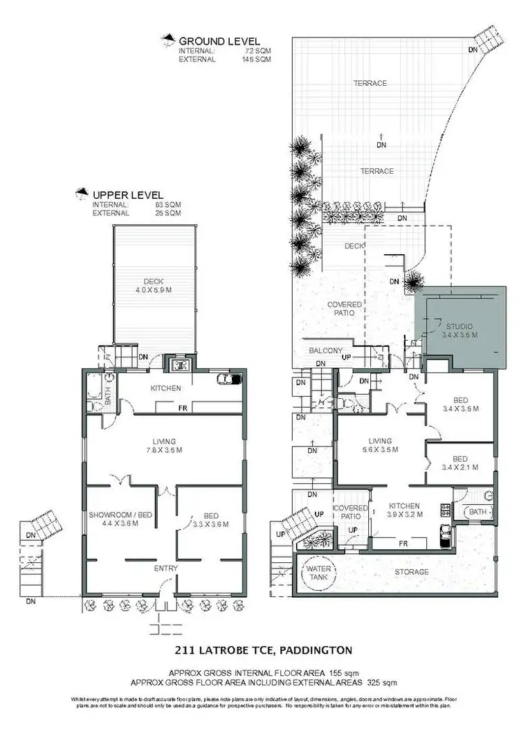 Floorplan of Homely house listing, 211 Latrobe Terrace, Paddington QLD 4064