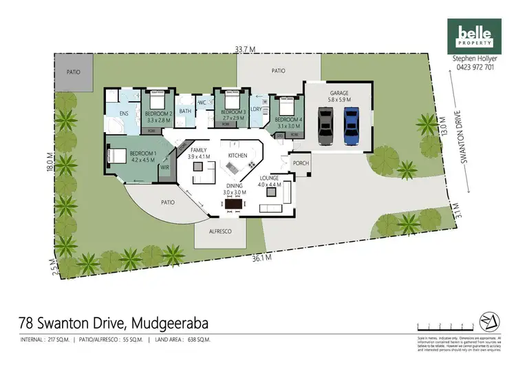 Floorplan of Homely house listing, 78 Swanton Drive, Mudgeeraba QLD 4213