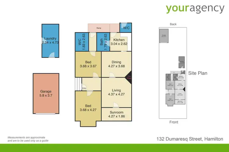 Floorplan of Homely house listing, 132 Dumaresq Street, Hamilton NSW 2303