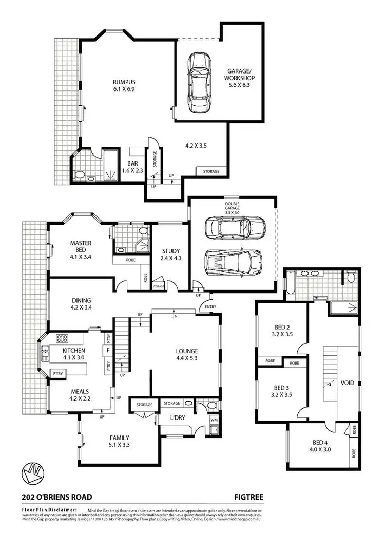 Floorplan of Homely house listing, 202 O'Briens Road, Figtree NSW 2525