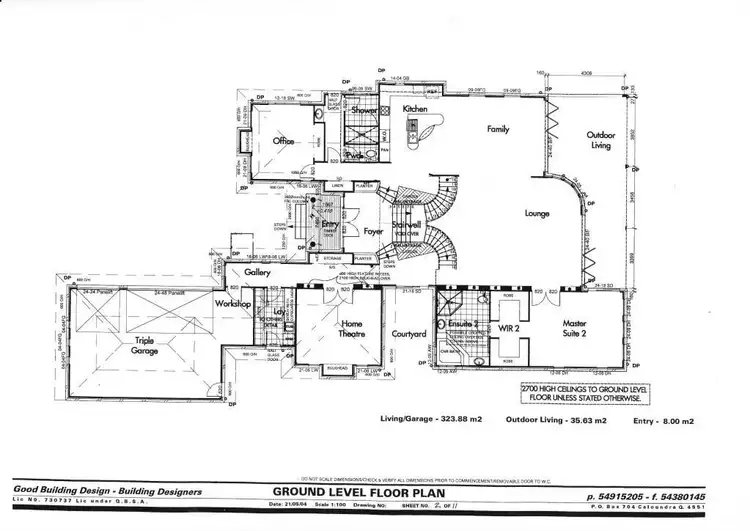 Floorplan of Homely house listing, 23 The Promontory, Banksia Beach QLD 4507