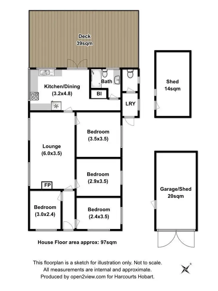 Floorplan of Homely house listing, 1676 Gordon River Road, Westerway TAS 7140