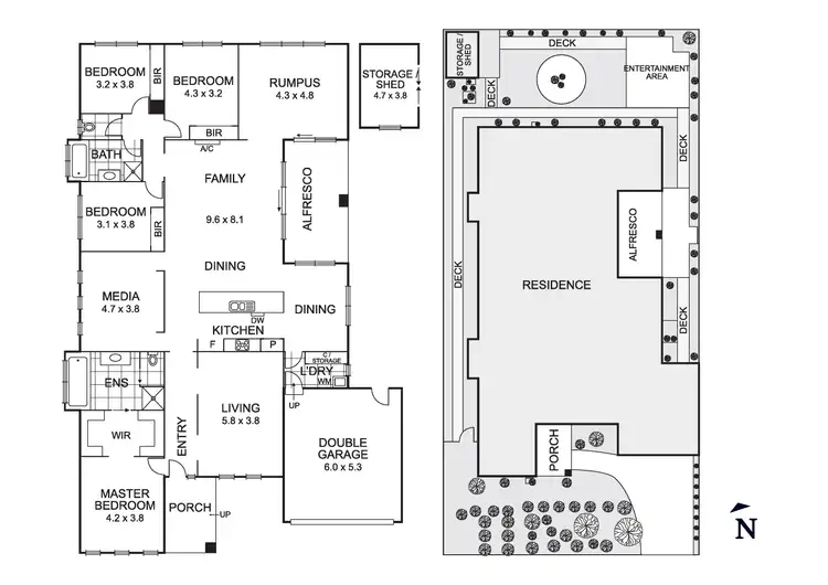Floorplan of Homely house listing, 61 Aldridge Road, Wyndham Vale VIC 3024