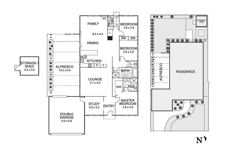 Floorplan of Homely house listing, 16 Carmichael Drive, Wyndham Vale VIC 3024
