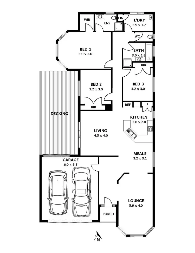 Floorplan of Homely house listing, 18 Ritchie Court, Sunbury VIC 3429
