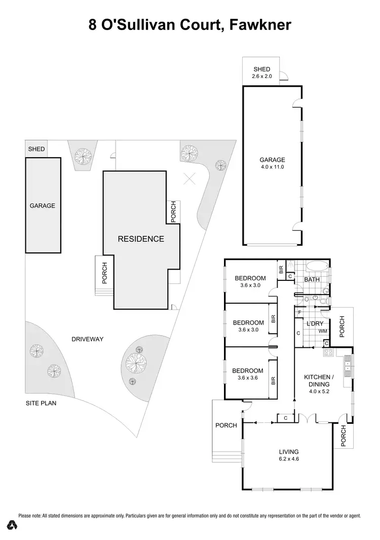 Floorplan of Homely house listing, 8 O'Sullivan Court, Fawkner VIC 3060
