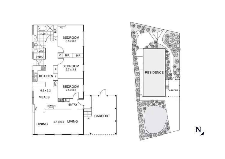 Floorplan of Homely unit listing, 1/24 Roger Street, Doncaster East VIC 3109