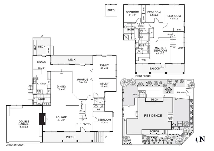 Floorplan of Homely house listing, 10 Rutland Avenue, Templestowe VIC 3106