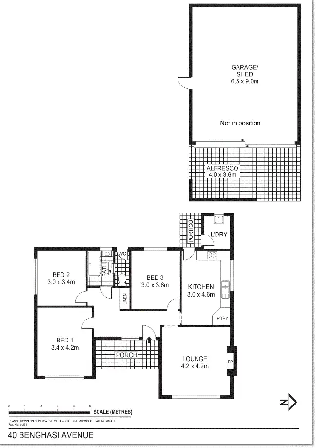 Floorplan of Homely house listing, 40 Benghasi Avenue, Golden Square VIC 3555