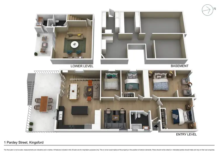 Floorplan of Homely house listing, 1 Pardey Street, Kingsford NSW 2032
