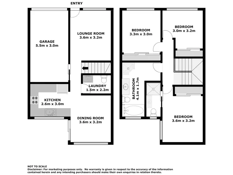 Floorplan of Homely townhouse listing, 4/6 Crystal Close, Fingal Bay NSW 2315